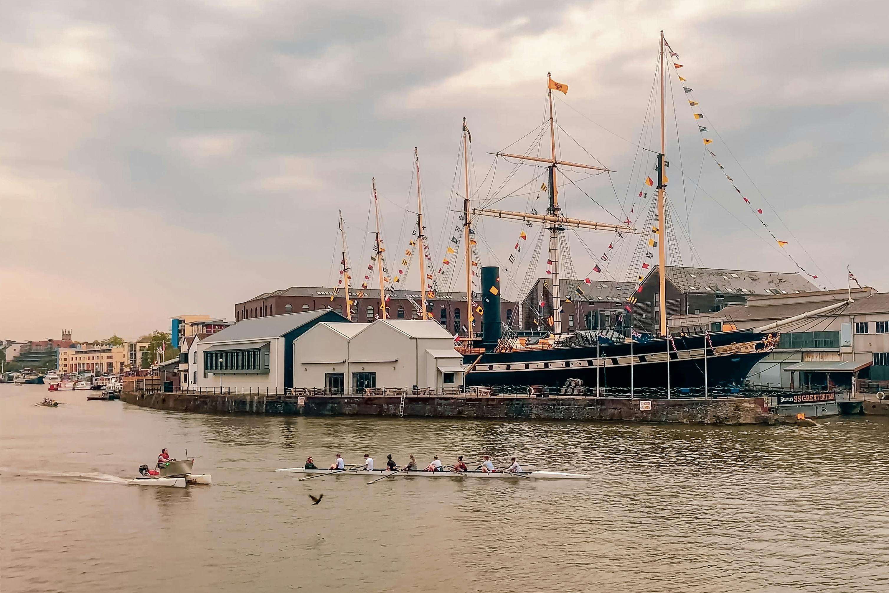 Bristol harbourside with the SS Great Britain